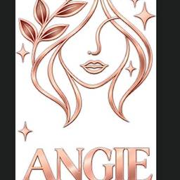 Antes - Logotipo de salão em ouro rosé