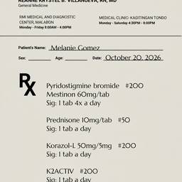 Prescription Date Change