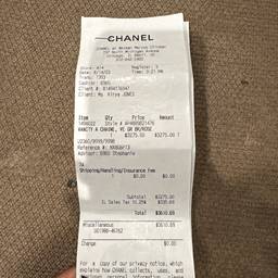 Edit Receipt Date