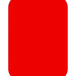 After - Flat Red App Icon