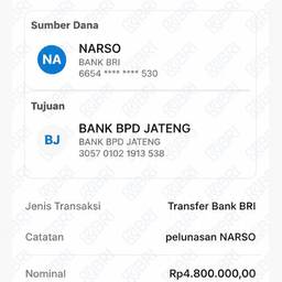 Bank Transfer Receipt Edit