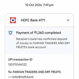 UPI Payment Screenshot Edit
