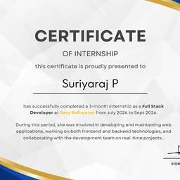 Internship Certificate Edit