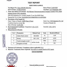 Edit Test Report Document