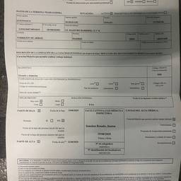 Antes - Editar fecha de baja médica