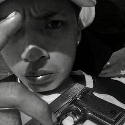 Noir Gun Selfie Edit