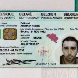 Belgian ID Card Number Edit