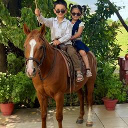 Kids on Horse Edit