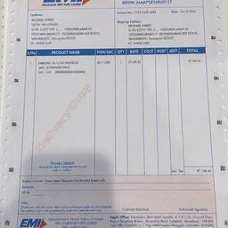 Dot-Matrix Invoice Recreation