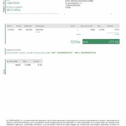 Add IMEI to Invoice