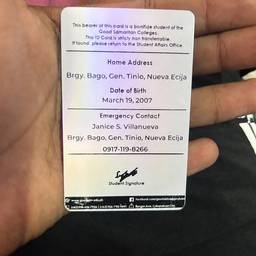 Student ID Birthdate Edit