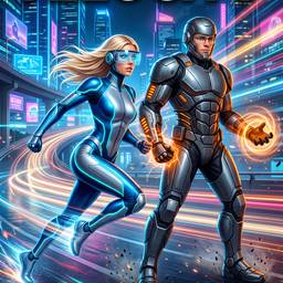 Superhero Magazine Cover