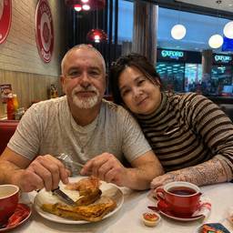 Couple Dining Together Composite