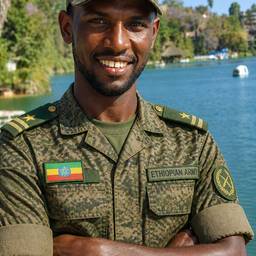 Après - Portrait de soldat éthiopien