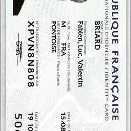 French ID Card Edit