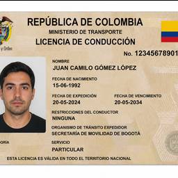 Colombian Driver's License