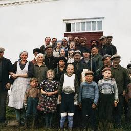 Colorized Historical Group Portrait