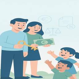 Print-Ready Family Illustration