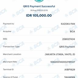 QRIS Payment Receipt Edit