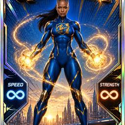 QUADRA Superhero Card