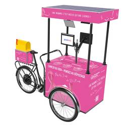 Avant - Fond de sensibilisation au ruban rose