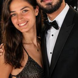 Red Carpet Couple Portrait