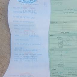 Before - Bank Deposit Slip Amount Edit