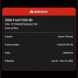 Insurance Card Name Edit