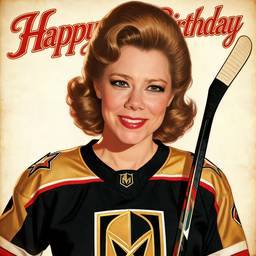 Vintage Pinup Birthday Poster