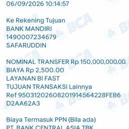 After - Bank Receipt Editor