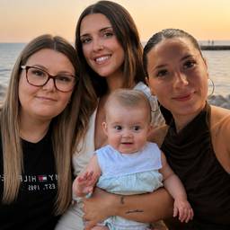 Realistic Family Group Photo