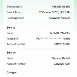 Edit Receipt Amount