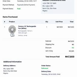 Receipt Price Edit