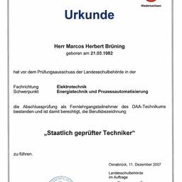 German Certificate Name Edit