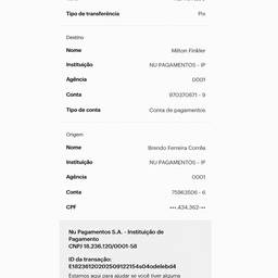 Edit Bank Transfer Receipt