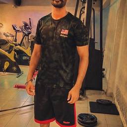 After - 80s Retro Gym Photo
