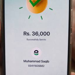 Payment Proof Amount Edit
