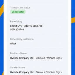 Payment Receipt Details Edit