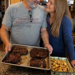 Kitchen Couple Photo Merge