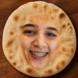 Después - Cara en pan de pita