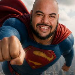 Après - Édition photo de héros Superman