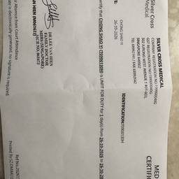 Medical Certificate Date Edit