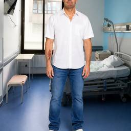 Hospital Room Portrait Composite