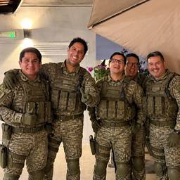 After - Military Squad Group Photo