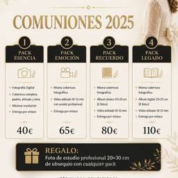 Después - Flyer de Fotografía de Comunión
