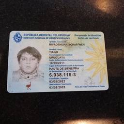 Uruguay ID Birth Date Edit