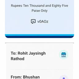 Clean UPI Payment Screenshot