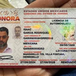 Después - Edición de la fecha de vencimiento de la licencia mexicana
