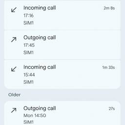 Call Log Screenshot Edit