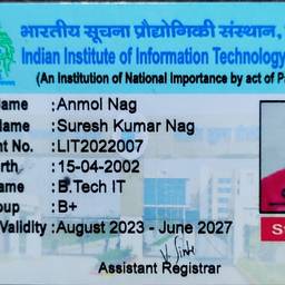Edit Date on ID Card